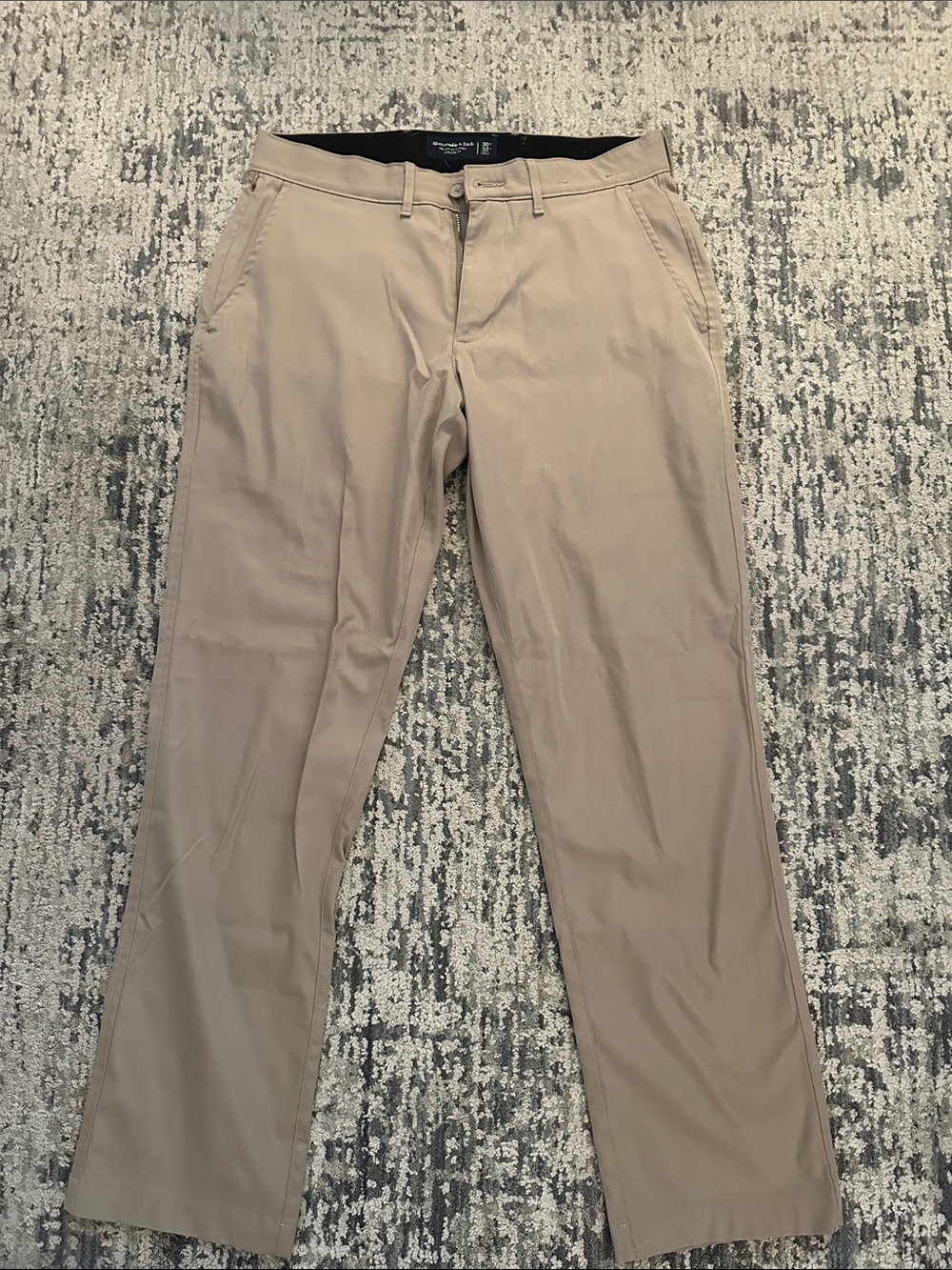 Abercrombie & Fitch Tan Performance Chino Pants